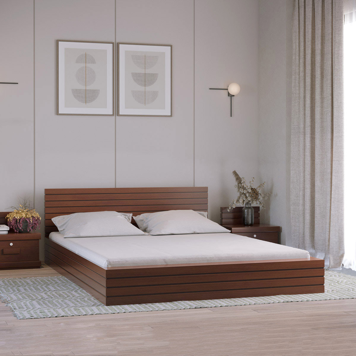 Wooden Bed Regal Furniture