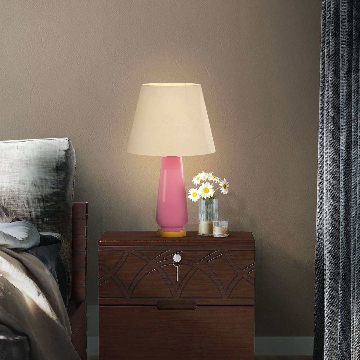 Blossom Wooden Table Lamp Regal Furniture